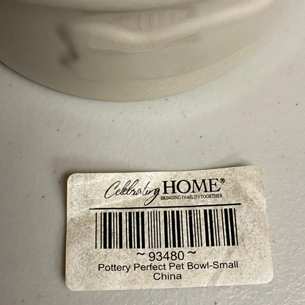 Celebrating Home Pottery Perfect Pet Bowl